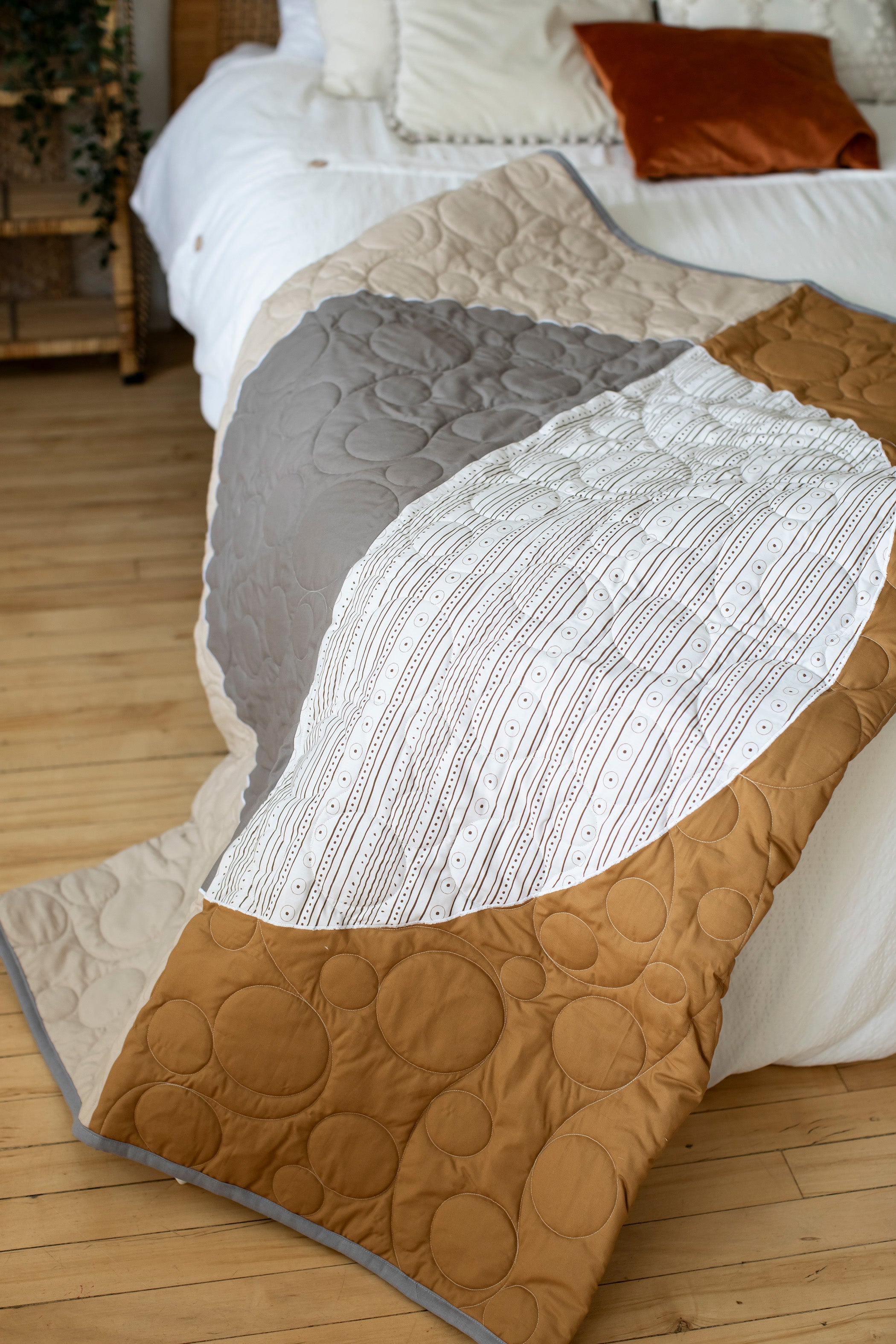 Grandmother Moon Quilt: AKI (earth)
