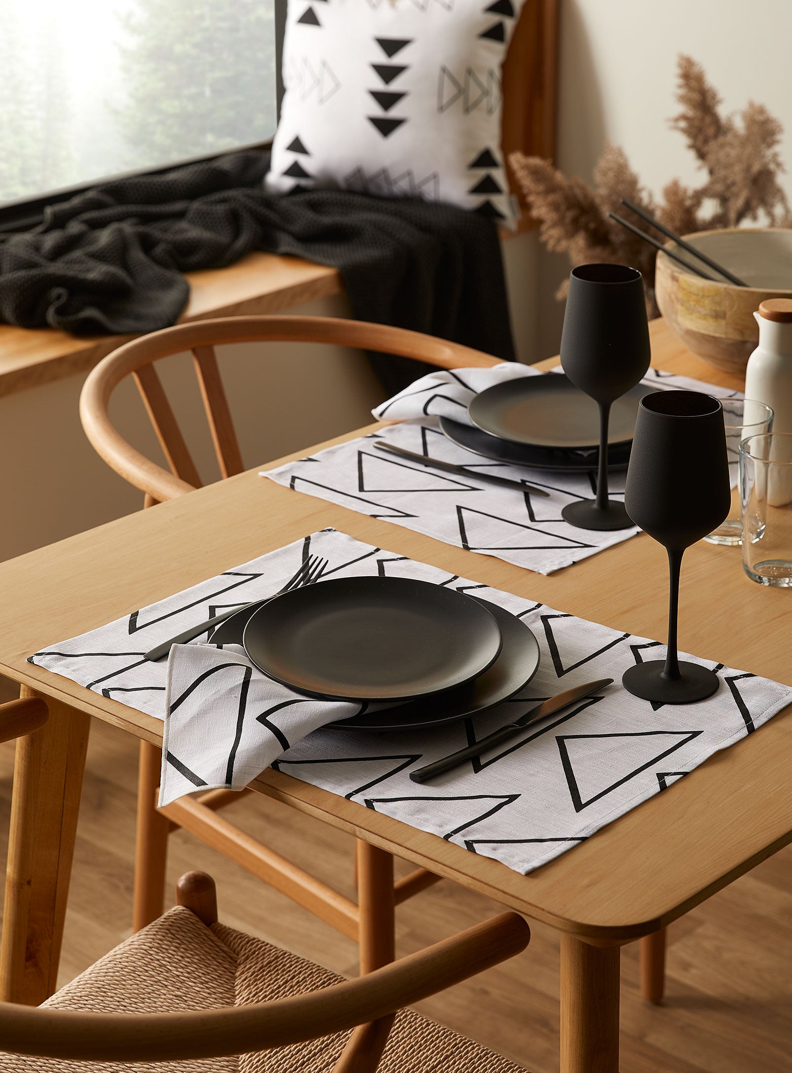 Asin Placemats - White Linen