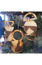 Load image into Gallery viewer, MOON Tree Ornaments - Set of 3
