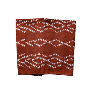 Niizh Table Runner △ Red Earth